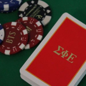 Hot Stamped Cards and Poker Chips