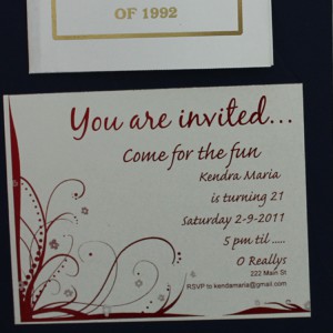 Red Fuser on Invitations