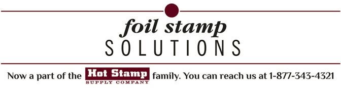 Personalization and Foil Stamping Machines – Foil Stamp Solutions